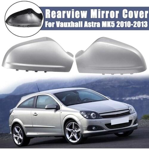 2PCS Car Rearview Mirror Cover Reversing Rear View Mirror Cap Shell for Opel Astra H 2004-2009