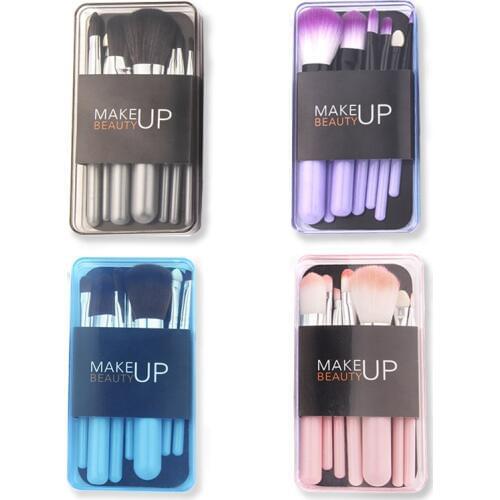 2020 Hot 7Pcs Makeup Brushes Set Eye Shadow Foundation Powder Eyeliner Eyelash Lip Make Up Brushes Cosmetic Beauty Tool Kit