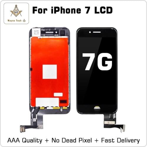 5PCS/LOT Grade AAA Quality LCD No Spots For iPhone 7 7G Sreen Touch Digitizer Assembly Free Shipping