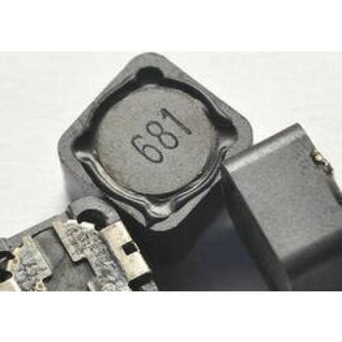 50pcs/lot 12X12X7mm 12*12*7mm 12 * 12 * 7 680UH standard word 681 shielded inductor / SMD
