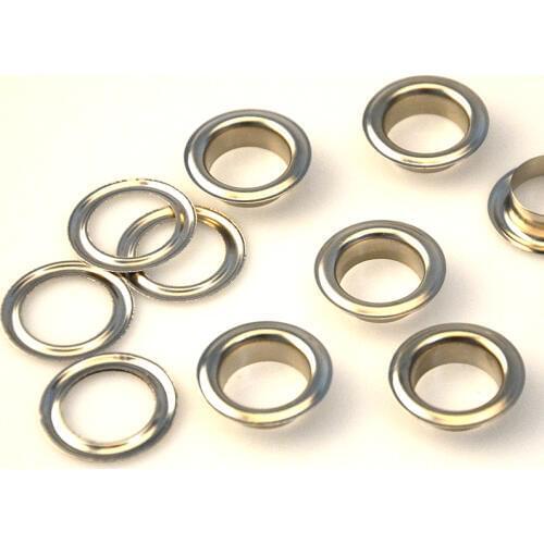 500sets 20mm (inside) Round metal eyelets grommet silver