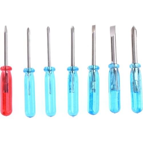 7pcs Mini Slotted Cross Word Head Five-pointed Star Screwdriver For Phone Mobile Phone Laptop Repair Open Tool