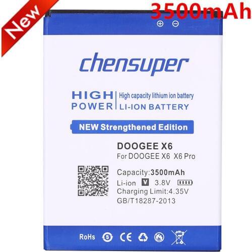 Chensuper 3700mAh DOOGEE X6 Battery for DOOGEE X6 DOOGEE x6 pro Cell Phone Battery