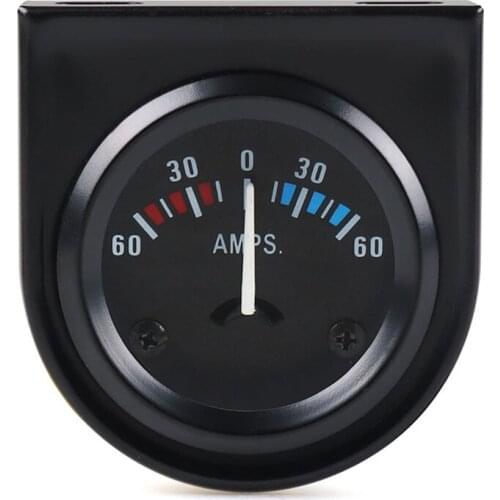 Car Ammeter 52mm Car Modification Part Auto Vehicle Racing Supplies Universal Current Meter Car Styling