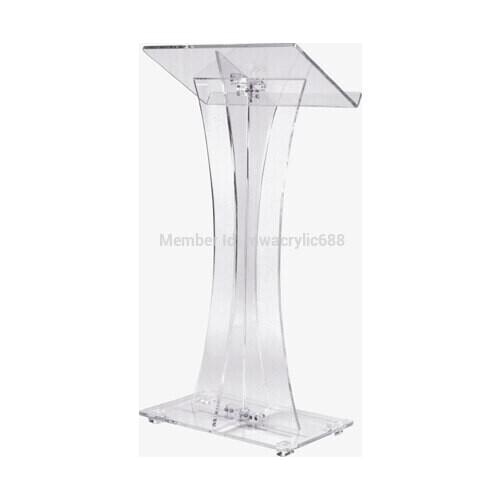 Pulpit furniture Free Shipping Hot Sell Deluxe Cheap Clear Acrylic Lectern acrylic podium plexiglass