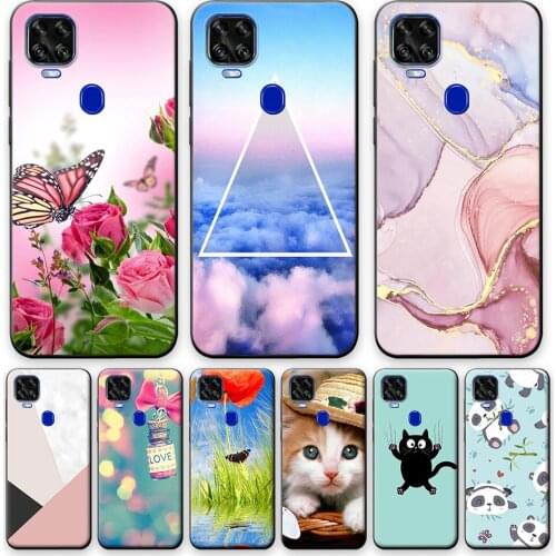 For ZTE Blade V2020 Case Marble Style Phone Case For ZTE Blade V2020 Soft TPU Silicone Back Cover For ZTE Blade V2020 Coque 6.53