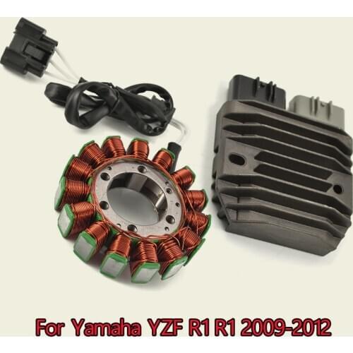ATV Engine Magneto Stator Coil+Voltage Regulator Rectifier For Yamaha YZF R1 R1 2009-2012 YZFR1 YZF-R1 R1 2009 2010 2011 2012