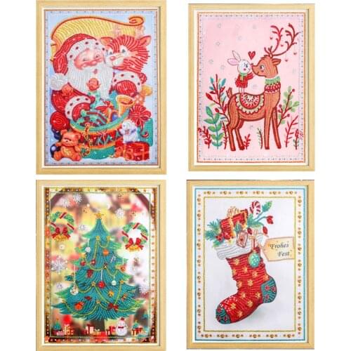 Pintura redonda de diamante 5D 5D DIY Kit de punto de cruz patrón de mosaico pinturas decorativas para hogar recién llegados