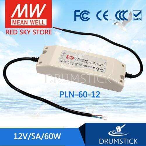 Prosperity MEAN WELL PLN-60-12 12V 5A meanwell PLN-60 12V 60W Single Output LED Power Supply