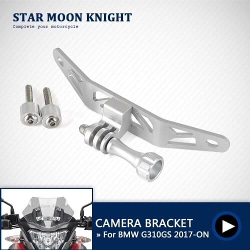 Motorcycle Holder Cam for GoPro Camera Driving Recorder Bracket Front Camera Mount CamRack For BMW G310GS G 310 GS 2017-Up