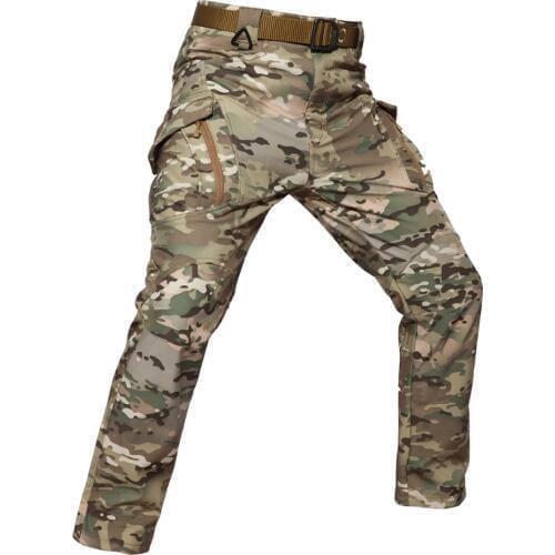 Shanghai Story Military Men Tactical Fleece Pants Mens Army Cargo Pants SWAT Combat Hike cargo Trouser softshell Pants