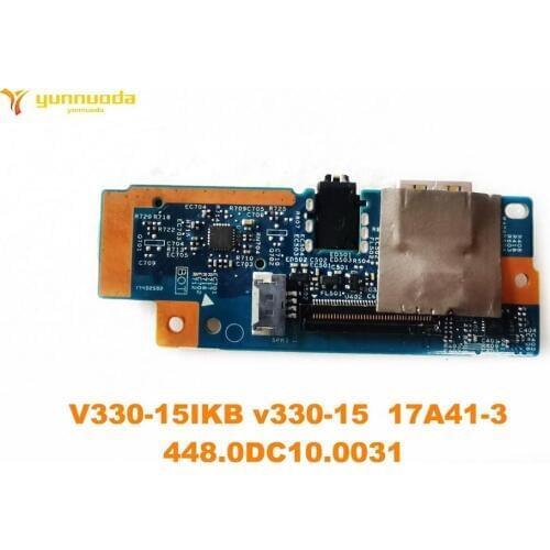 Original FOR LENOVO IDEAPAD V330-15IKB v330-15 AUDIO USB SD CARD READER BOARD V330-15IKB v330-15 17A41-3 448.0DC10.0031