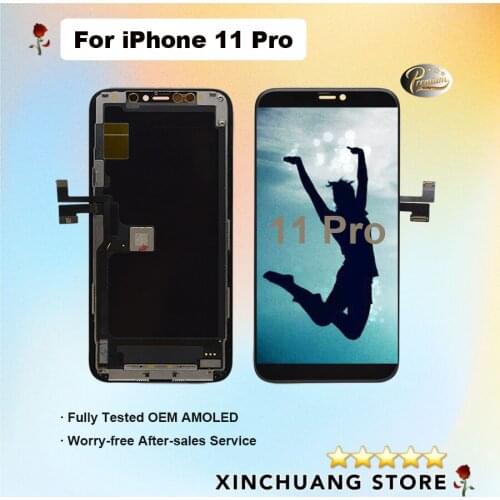 Original quality For iPhone 11 Pro Scree OLED Display Replacement With 3D Touch No Dead Pixel With Tools True Tone