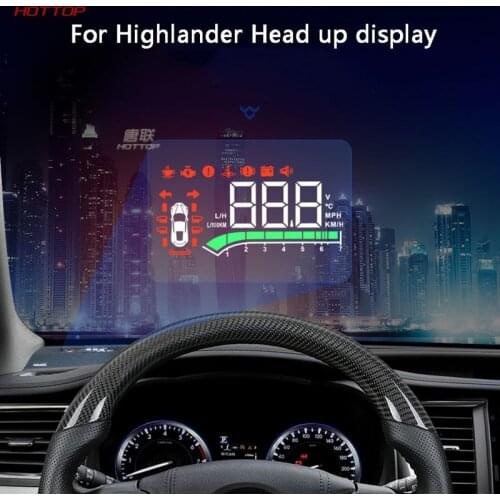 For Toyota Prado Highlander Heads Up Display HUD For Land Cruiser Modified