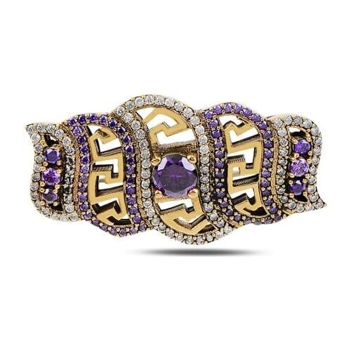 Silverlina Silver Zircon Stone Authentic Brooch