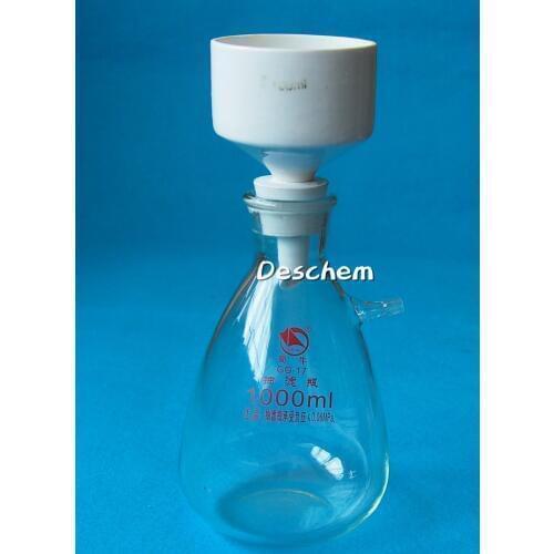 1000ml,Vacuum Suction Filtration Device,1 L,Buchner Funnel Apparatus,Heavy Wall