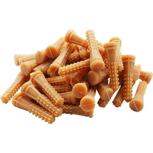 50 Pcs Poultry Plucking Fingers Hair Removal Machine Glue Stick Chicken Plucker Beef Tendon Material Corn Rod