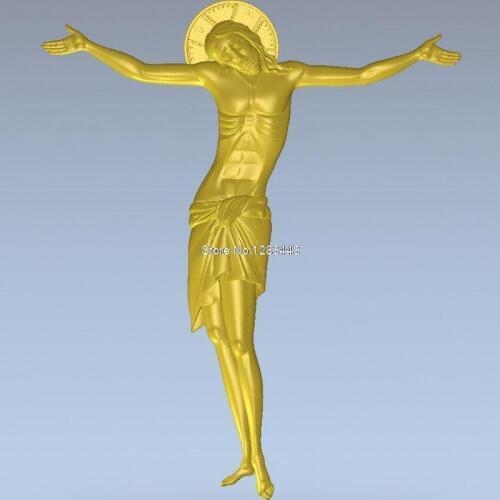 High quality 3d model relief for cnc or 3D printers in STL file Jesus_11