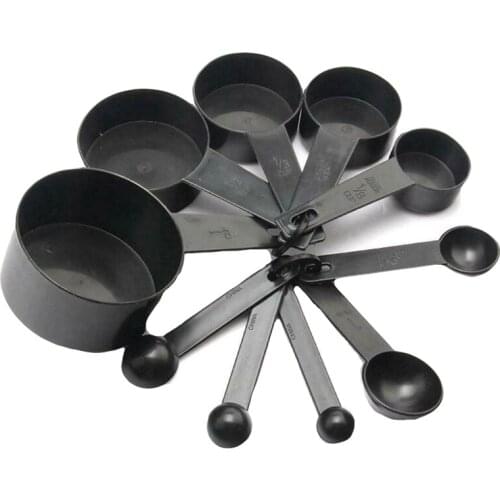 10pcs Measuring Cups And Measuring Spoon Scoop Silicone Handle Kitchen Measuring Tool Drop Shipping