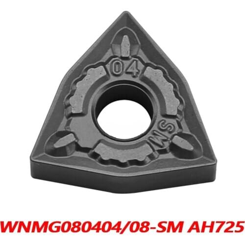 100% Original WNMG WNMG080404-SM AH725 WNMG080408 10pcs Carbide Insert CNC lathe Tool Imported From Japan Efficient And Durable