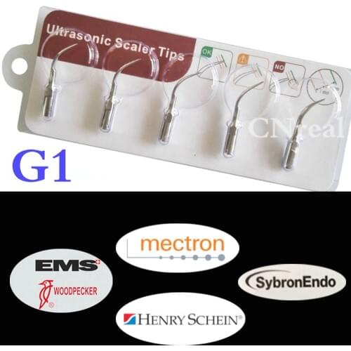 2 Packs (10 Pieces) Dental Ultrasonic Scaler Tip G1 for Woodpecker/ EMS/ UDS/ SYBRON-ENDO Series Teeth Whitening