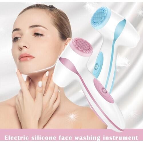 2020 New Electric Facial Cleansing Brush Sonic Blackhead Remover Nu Galvanic Spa Skin Care Massager Facial Spa Machine