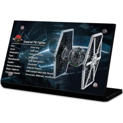 The Acrylic display stand brand for 75300 war Tie Space Fighter toys building blocks