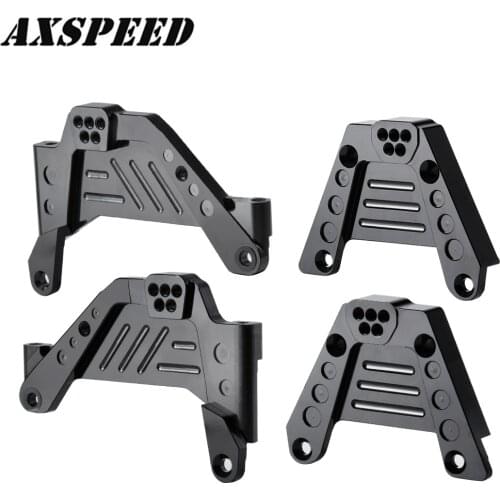 4PCS RC Car Shock Absorber Towers Mount with Adjustable Mount for 1/10 RC Crawler Axial SCX10 III-AXI03007 Parts
