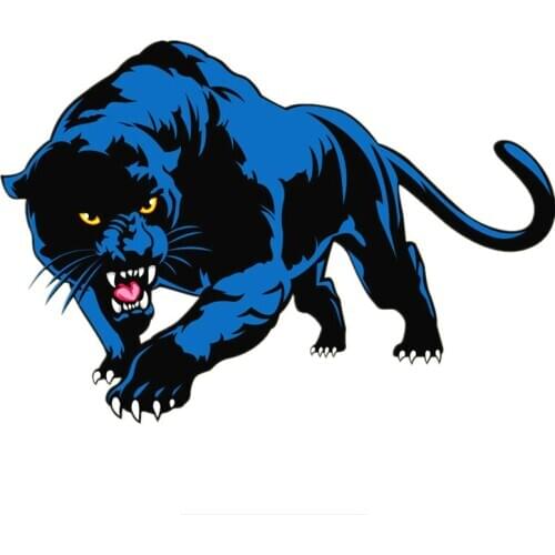 Dawasaru Blue Panther Colorful Car Sticker Personalized Decal Laptop Suitcase Truck Motorcycle Auto Accessories PVC,18cm*13cm