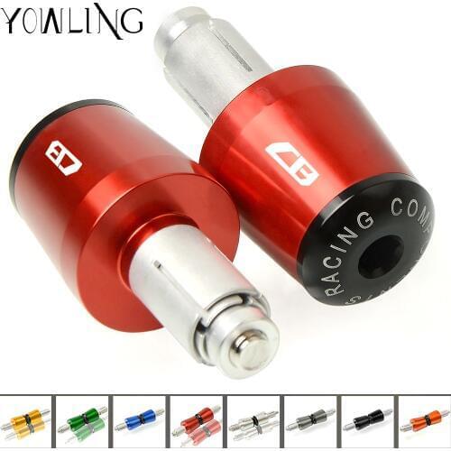 For Honda CB400 VTEC CB1 CBR250 CBR400 NSR250 CBR900RR CBR600 CB1000 Motorcycle CNC Billet Handlebar Grips Bar Ends Slider