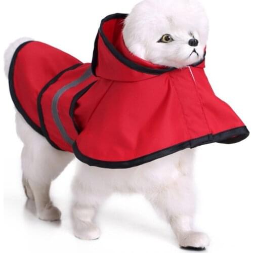Dog Raincoat Hooded Slicker Poncho For Small To Large Dogs Puppies Lightweight Rain Jacket Waterproof Clothes