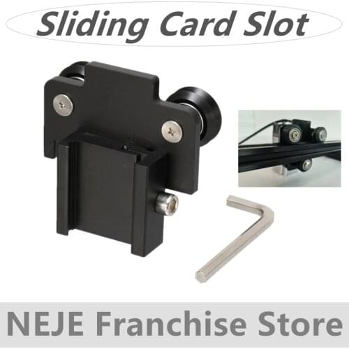 NEJE Laser Module Pulley Sliding Card Slot Fixed Holder , Suitable for Master 2 machine, you can slide to adjust the focus