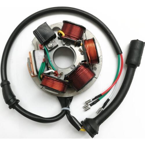 Motorcycle Generator Stator Engine Coil For PIAGGIO VESPA 3 Wires Ape 50 Fl3 Rst CROSS RST MIX 1996-2017 256309
