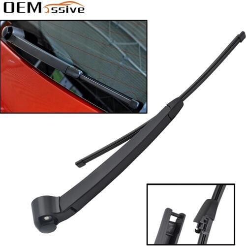 Rear Window Windshield Windscreen Wiper Blade Arm Set For VW Polo Golf 5 6 Variant Plus For Skoda Fabia Roomster 2006 2007 2008