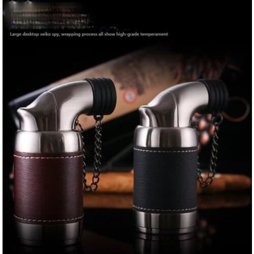 Little Fat Man with Big Firepower and Large Capacity Four Straight Spray Gun Welding Torch Inflatable Lighter Gadgets for Men