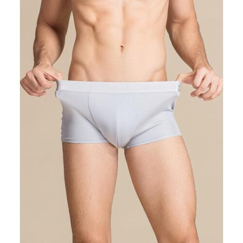 Men Underwear Boxer Shorts 100% Real Silk Double-sided Knitted Boxers Comfortable Health Breathable Male Mid-waist Boxers 1071