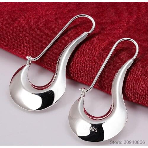 The New Selling Standard 925 Sterling Silver Jewelry Korean Creative Shoes Shape Ball Silver Long Dangle Earrings for Women 2020