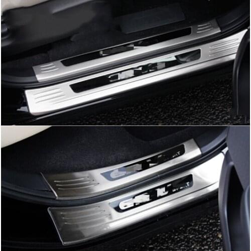 Car Stainless Steel pedal Door sill scuff plate inner Built threshold Bumper part for Honda CRV CR-V 2017 2018 2019 2020