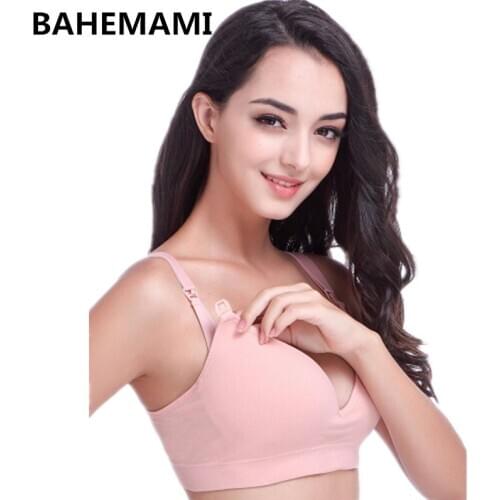 Maternity Clothes Nursing Bra Maternity Bra Women 100% Cotton Soft Wire Breastfeeding Maternity Nursing Bra Feeding Bra Gestante