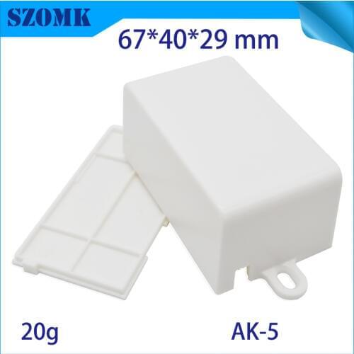 One pice LED plastic enclosure junction box for pcb Diy housing switch abs material box electrical cabin 67*40*29mm