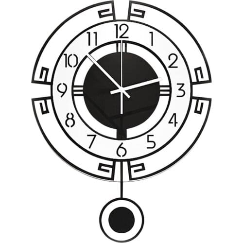 Modern Wall Clock,Silent Movement Clock For Living Room Creative European Style Decor Wall Decor For Living Room Bedroom