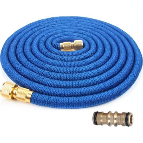 Telescopic hose magic hose telescopic car wash water grab use household high-pressure water gun set nozzle watering tool