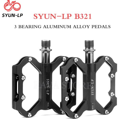 3 Bearings Bike Pedal Anti-slip Ultralight CNC MTB Mountain Bike Pedal Sealed Bearing Pedals Bicycle Accessories