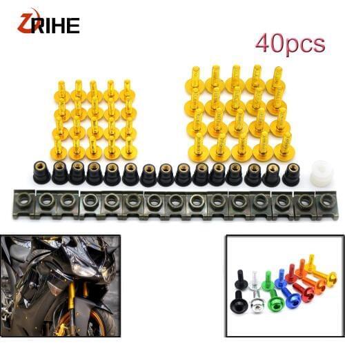 Universal Motorcycle Sports Car Rectification Bolts and Windshield Screw for Suzuki DRZ 400 S/SM RMX 250S RM 125/250 RM 85