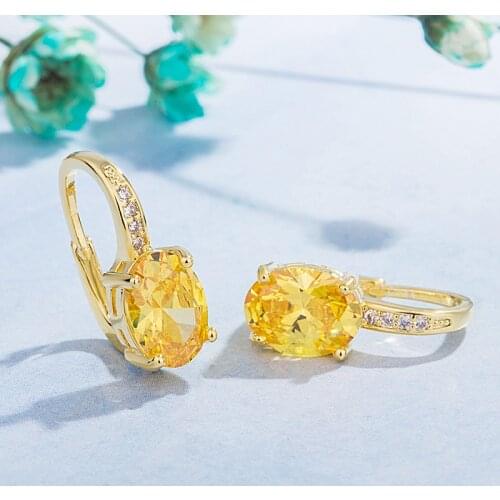 Classic Real 925 Sterling Silver Gemstone Earrings For Women Crystal Sapphire Drop Earrings Female Wedding Party Fine Jewelry