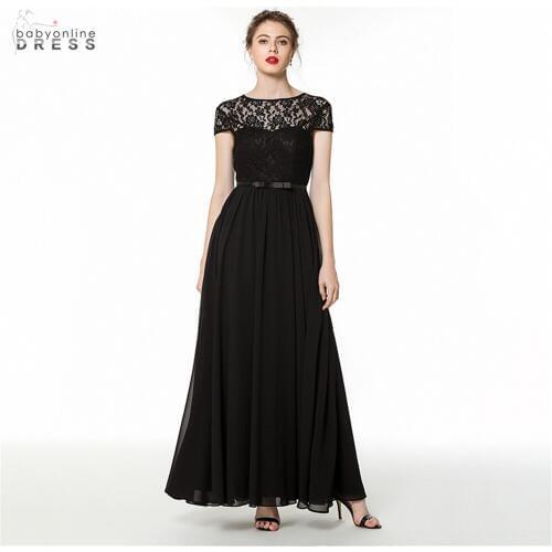 Robe Soiree Sexy Backless Lace Long Evening Dress Black Illlusion Female Design Fomal Evening Gown Abendkleider Robe De Longo