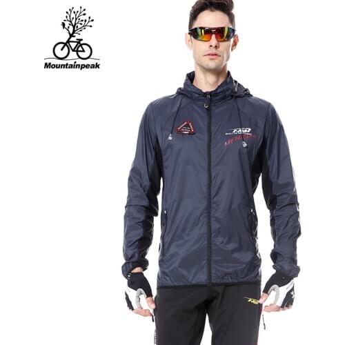 Mountainpeak Riding Windbreaker Coat Men and Women Breathable Sun Protection Equipment Equipped with Tour Cycling Jacket