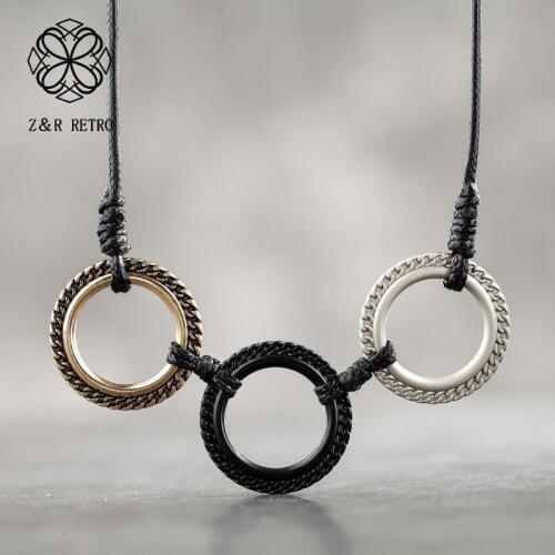 Vintage Long Necklace for Women Choker Necklaces & Pendants Suspension Sweater Chain Zinc Alloy Christmas Gift For Friends Femme