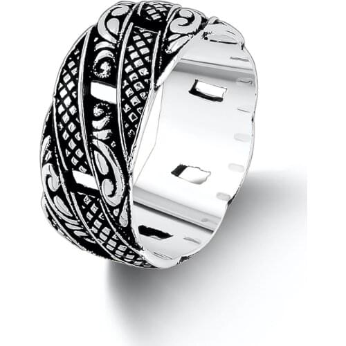 Tough Silver Bands Wedding Silver Ring Grey Anniversary Silver Ring Engagement Silver Ring Solid 925 Sterling Silver