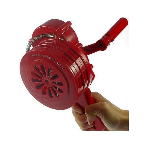 1 x Hand Crank Operated Emergency Alarm Siren Sound Rating 110db ABS